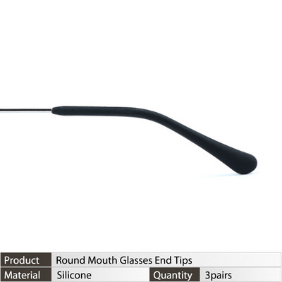 Szemüveg lábvédő Szemüvegek Csúszásgátló ujjú Puha fülakasztók