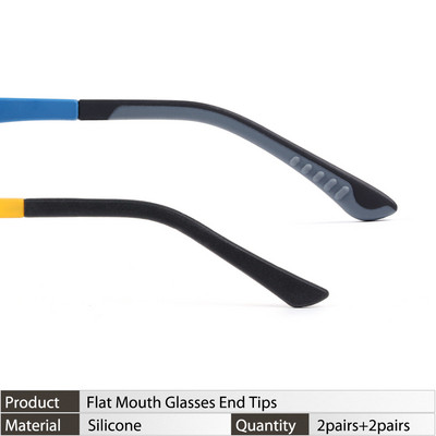 Szemüveg lábvédő Szemüvegek Csúszásgátló ujjú Puha fülakasztók