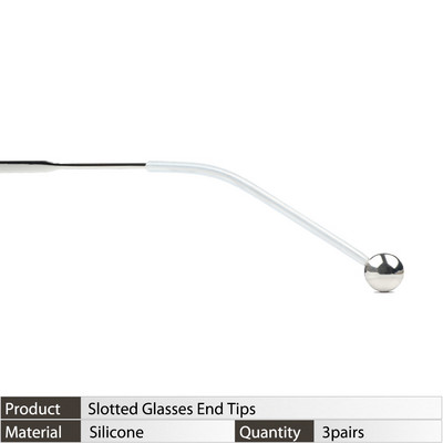 Szemüveg lábvédő Szemüvegek Csúszásgátló ujjú Puha fülakasztók