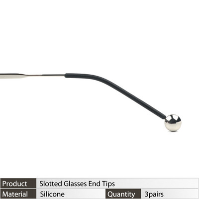 Szemüveg lábvédő Szemüvegek Csúszásgátló ujjú Puha fülakasztók