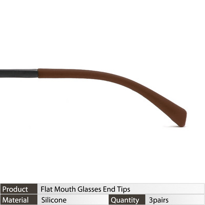 Szemüveg lábvédő Szemüvegek Csúszásgátló ujjú Puha fülakasztók