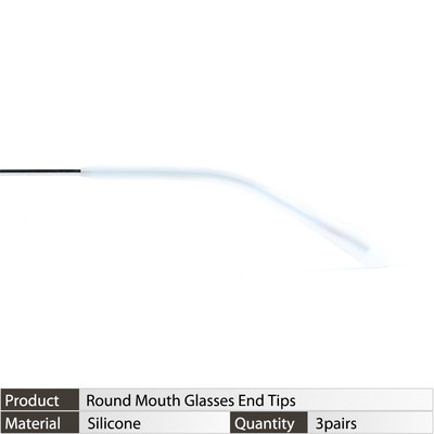 Szemüveg lábvédő Szemüvegek Csúszásgátló ujjú Puha fülakasztók