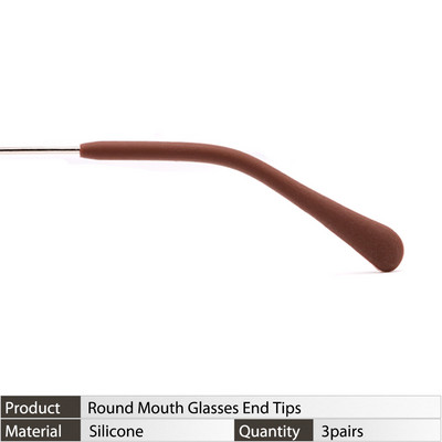 Szemüveg lábvédő Szemüvegek Csúszásgátló ujjú Puha fülakasztók