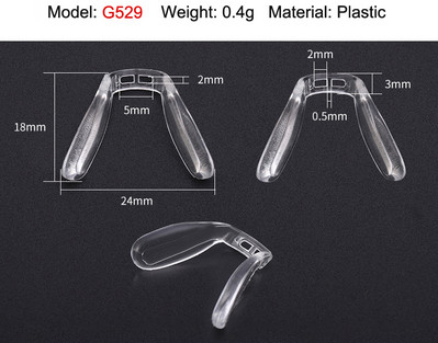 10db Nyeregszemüvegek Orrpárna Szemüvegek Csúszásgátló Tartó Szemüvegtartozékok