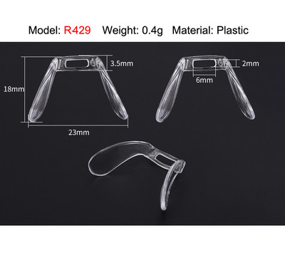 10db Nyeregszemüvegek Orrpárna Szemüvegek Csúszásgátló Tartó Szemüvegtartozékok