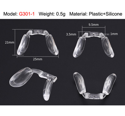 10db Nyeregszemüvegek Orrpárna Szemüvegek Csúszásgátló Tartó Szemüvegtartozékok