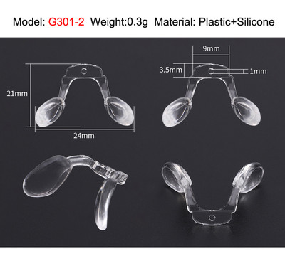 10db Nyeregszemüvegek Orrpárna Szemüvegek Csúszásgátló Tartó Szemüvegtartozékok