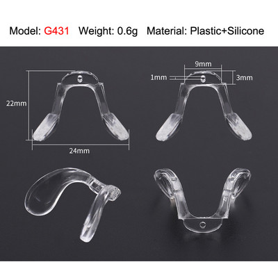 10db Nyeregszemüvegek Orrpárna Szemüvegek Csúszásgátló Tartó Szemüvegtartozékok
