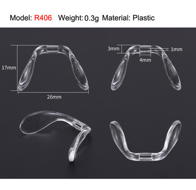 10db Nyeregszemüvegek Orrpárna Szemüvegek Csúszásgátló Tartó Szemüvegtartozékok