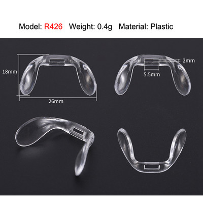 10db Nyeregszemüvegek Orrpárna Szemüvegek Csúszásgátló Tartó Szemüvegtartozékok
