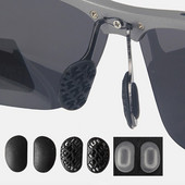 10 pár (20db) Fekete csúszásgátló gumi orrpárna szemüveghez napszemüveg szemüveg szemüveg nyomószemüveg orrpárna