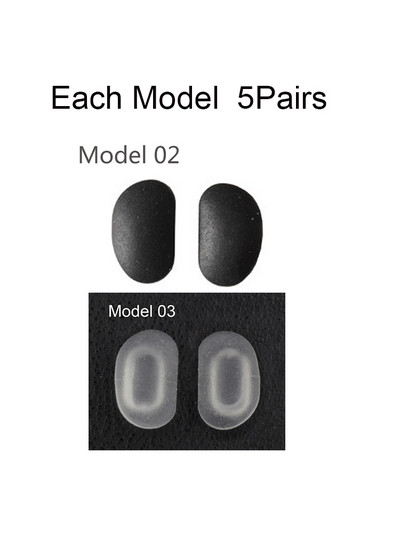 10 pár (20db) Fekete csúszásgátló gumi orrpárna szemüveghez napszemüveg szemüveg szemüveg nyomószemüveg orrpárna