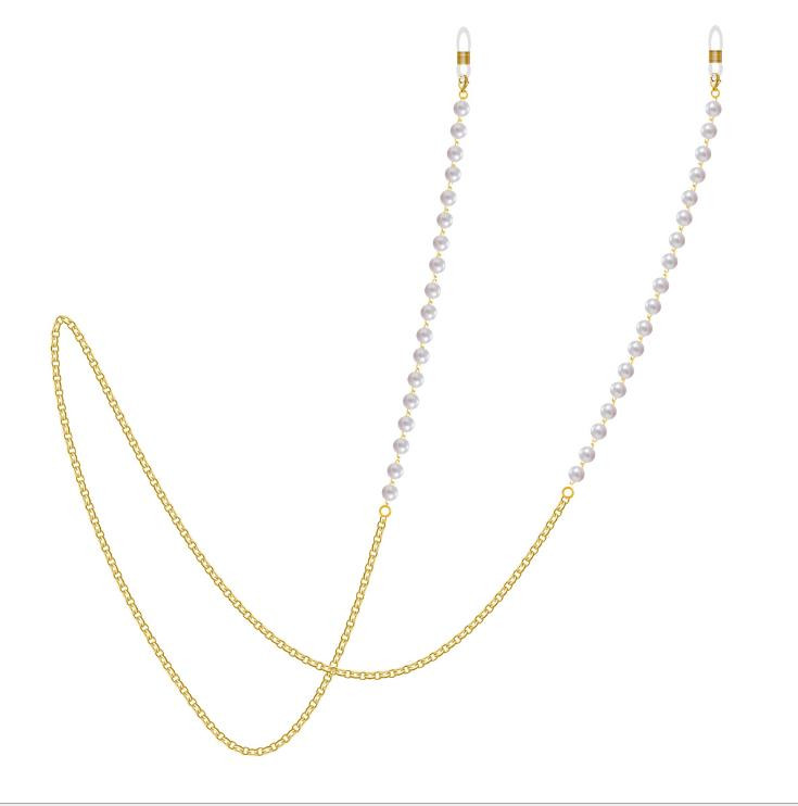 Gyöngy lánc napszemüveghez Zsinór Divat szemüveglánc Női szemüvegek Nyakpánt zsinórok Alkalmi kiegészítők Divat ékszerek