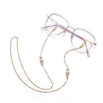 Модни вериги за очила Държач за маска Жени Мъже Стилна каишка Перли Верига за слънчеви очила Каишки за очила Маска Аксесоари за шнур
