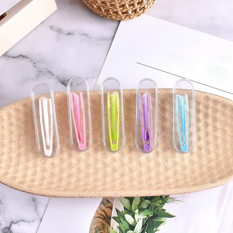 1 szett új többszínű kontaktlencsék csipeszek és szívórudak speciális bilincsekhez Szerszám kontaktlencse behelyező eltávolító