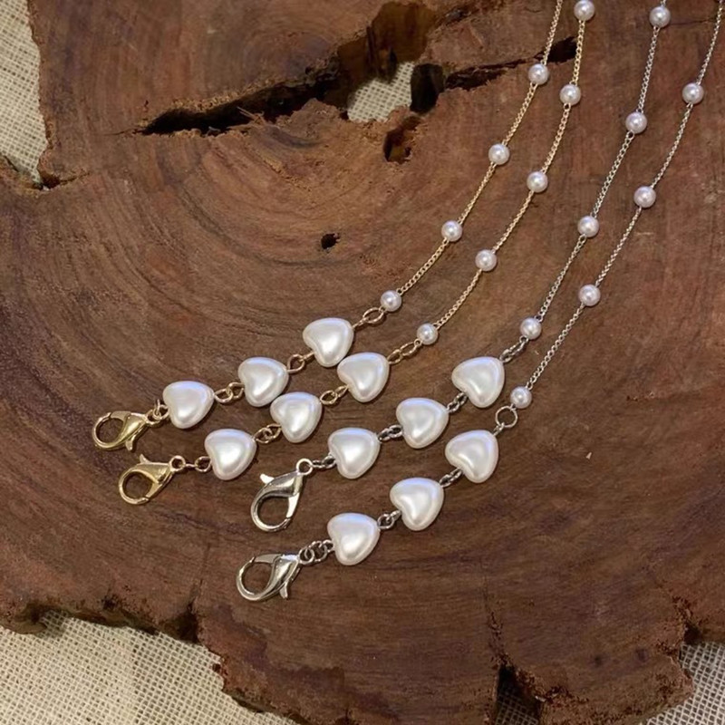 Új gyöngy maszk kötél szemüveg lánc többcélú kiegészítők kézzel készített maszk dekoráció nyaklánc Elegáns gyönyörű női ékszer