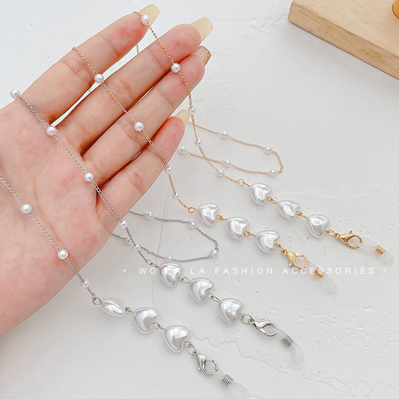 Új gyöngy maszk kötél szemüveg lánc többcélú kiegészítők kézzel készített maszk dekoráció nyaklánc Elegáns gyönyörű női ékszer