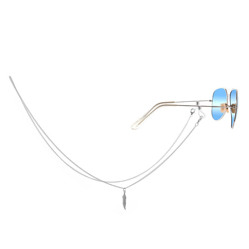 Bohemia Leaf Medál Szemüveglánc Zsinór Olvasószemüvegek Láncok Női Kiegészítők Napszemüvegek Tartópántok Zsinórok Testlánc