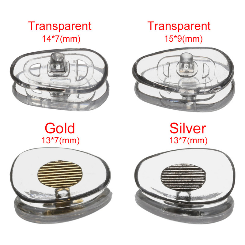 5/10/25 paari universaalsed libisemisvastased silikoonist ninapadjad, sisselükatavad prillid, ninapadjad, pehmed turvatugi ninapadjad prillide tarvikud