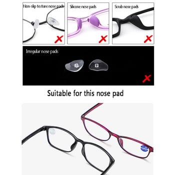 Zilead 5 чифта меки силиконови очила Подложки за нос Поддръжка на скоба за очила Слънчеви очила Неплъзгаща се подложка за нос Аксесоари за очила Очила
