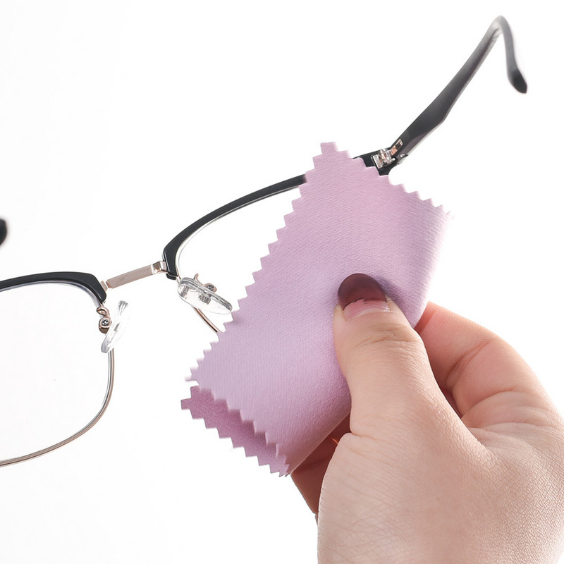 10db Mikroszálas Szemüvegek Tisztítókendők Képernyő Lencse Tisztító Törlőkendő Nem mérgező Ékszer Óra Polírozó Kendő Szemüvegtartozékok