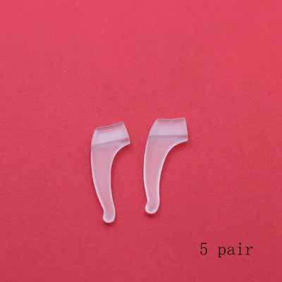 ZRHUA 5 paari kvaliteetset silikoonist libisemisvastast hoidikut prillide tarvikute jaoks Kõrvakonksu spordiprillide ots Tasuta kohaletoimetamine