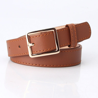 2023 női övek új PU bőr egyszerű fém csatos öv lány ruha Jean nadrág derékszíj övek hölgy luxus tervező márka