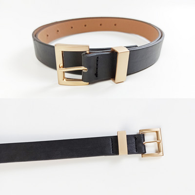 2021 PU bőr öv női négyszögletes csatos tűs csatos farmer fekete öv elegáns luxus márka díszes vintage szíj női 404