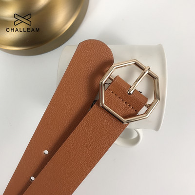 2021 PU bőr öv női négyszögletes csatos tűs csatos farmer fekete öv elegáns luxus márka díszes vintage szíj női 404