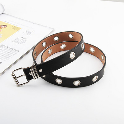 2021 PU bőr öv női négyszögletes csatos tűs csatos farmer fekete öv elegáns luxus márka díszes vintage szíj női 404