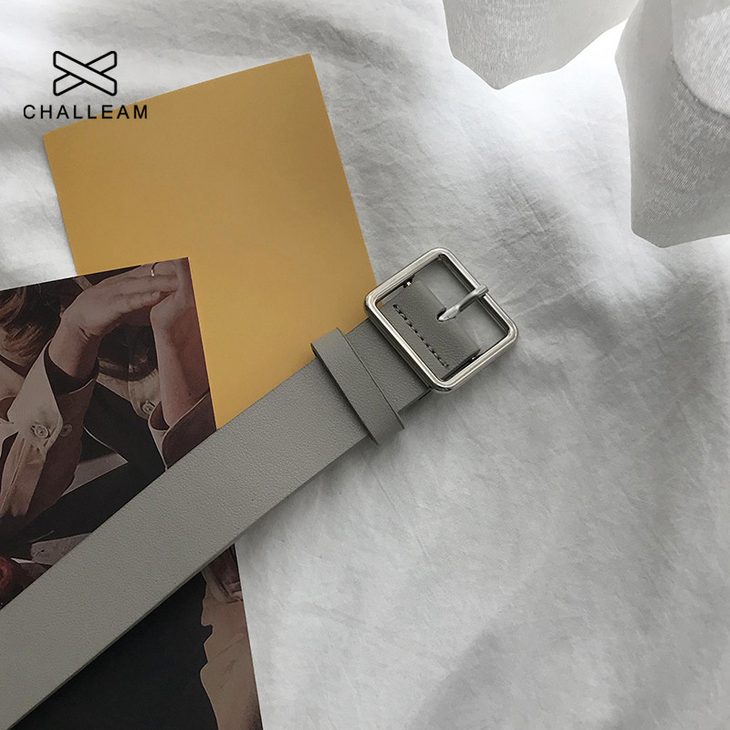 2021 PU bőr öv női négyszögletes csatos tűs csatos farmer fekete öv elegáns luxus márka díszes vintage szíj női 404