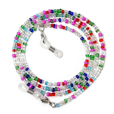 Bohém színes maszkszíj Uniszex állítható hosszúságú maszk lánc divat szemüvegek zsinór elveszés elleni olvasószemüvegek kötélszíj