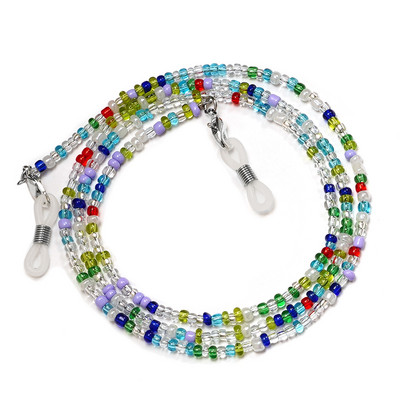 Bohém színes maszkszíj Uniszex állítható hosszúságú maszk lánc divat szemüvegek zsinór elveszés elleni olvasószemüvegek kötélszíj