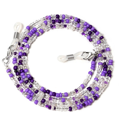 Bohém színes maszkszíj Uniszex állítható hosszúságú maszk lánc divat szemüvegek zsinór elveszés elleni olvasószemüvegek kötélszíj