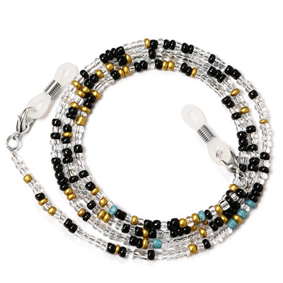 Bohém színes maszkszíj Uniszex állítható hosszúságú maszk lánc divat szemüvegek zsinór elveszés elleni olvasószemüvegek kötélszíj