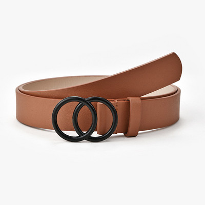 Duplagyűrűs övek női lányoknak divatos leopárd deréköv PU fém csattal, szívtűs övvel szabadidő ruha farmer vad derékpánt