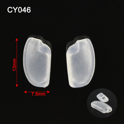 20db 2022 Új szilikon szemüvegek szemüvegek orrpárnák optikai keret javítási tartozék alkatrész benyomható betét típusa ingyenes kiszállítás