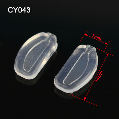 20db 2022 Új szilikon szemüvegek szemüvegek orrpárnák optikai keret javítási tartozék alkatrész benyomható betét típusa ingyenes kiszállítás