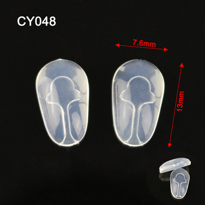 20db 2022 Új szilikon szemüvegek szemüvegek orrpárnák optikai keret javítási tartozék alkatrész benyomható betét típusa ingyenes kiszállítás