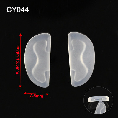 20db 2022 Új szilikon szemüvegek szemüvegek orrpárnák optikai keret javítási tartozék alkatrész benyomható betét típusa ingyenes kiszállítás