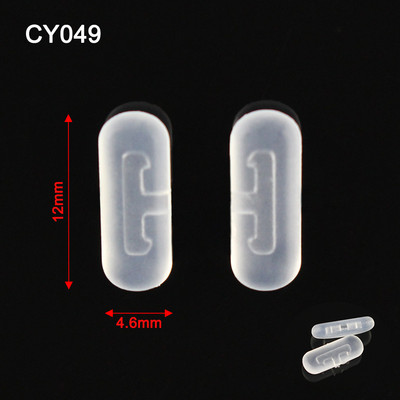 20db 2022 Új szilikon szemüvegek szemüvegek orrpárnák optikai keret javítási tartozék alkatrész benyomható betét típusa ingyenes kiszállítás