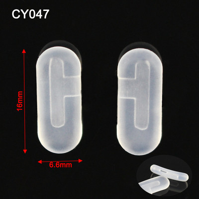 20db 2022 Új szilikon szemüvegek szemüvegek orrpárnák optikai keret javítási tartozék alkatrész benyomható betét típusa ingyenes kiszállítás