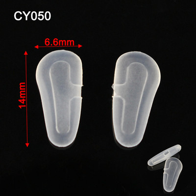 20db 2022 Új szilikon szemüvegek szemüvegek orrpárnák optikai keret javítási tartozék alkatrész benyomható betét típusa ingyenes kiszállítás