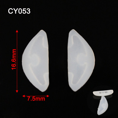 20db 2022 Új szilikon szemüvegek szemüvegek orrpárnák optikai keret javítási tartozék alkatrész benyomható betét típusa ingyenes kiszállítás