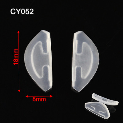 20db 2022 Új szilikon szemüvegek szemüvegek orrpárnák optikai keret javítási tartozék alkatrész benyomható betét típusa ingyenes kiszállítás