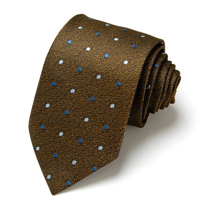 New Style Fashion férfi nyakkendő 7,5 cm kék nyakkendő zöld és narancssárga selyem Gravatas férfiaknak Paisley Floral Fit esküvői munkahelyi karcsú