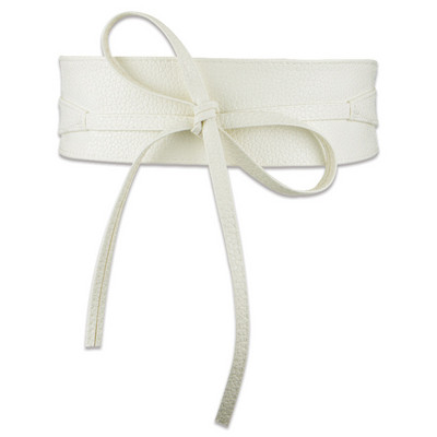 Női öv ruhához Bőr csípős, széles övek Egyszerű bekötésű derékpánt kabát fűző tervező luxusmárka Cummerbunds deréköv