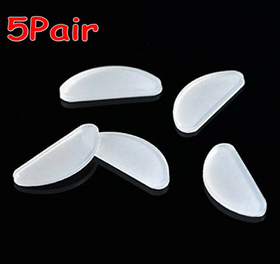 40 DB öntapadó szemüvegek orrpárna D alakú csúszásgátló puha szilikon orrpárna szemüveg szemüveg szemüveg orrpárna készlet