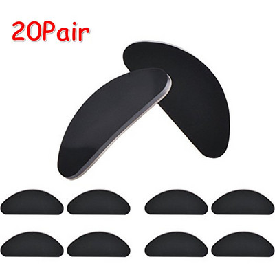 40 DB öntapadó szemüvegek orrpárna D alakú csúszásgátló puha szilikon orrpárna szemüveg szemüveg szemüveg orrpárna készlet