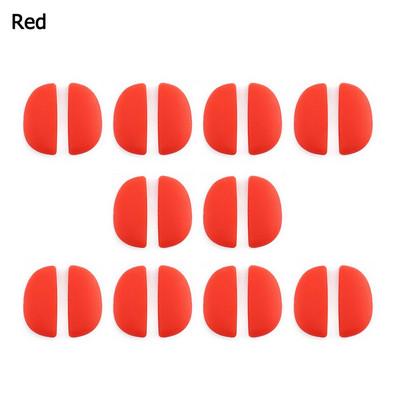 10 pár/csomag szilikon csúszásgátló orrpárna szemüvegekhez Push On orrpárna javítóeszköz Szemüveg napszemüvegek szemüveg-tartozékok